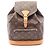Zaino/Borsa Louis Vuitton Montsouris MM Marrone