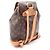 Zaino/Borsa Louis Vuitton Montsouris MM Marrone - vista 2