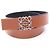 Cinturón de piel reversible Anagram Loewe para mujer Castaño Negro - vista 5