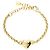 Chanel Bracelet Coeur 2024 Heart Chain CC Bracelet D'oro