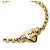 Chanel Bracelet Coeur 2024 Heart Chain CC Bracelet D'oro - vista 2