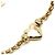 Chanel Bracelet Coeur 2024 Heart Chain CC Bracelet D'oro - vista 3