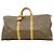 Borsa Louis Vuitton Brown Boston Monogram Keepall 60 Marrone