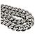 Collana a catena Fendi 7AJ293 Argento - vista 3