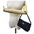 Mini borsa Prada Triangle Plate Pouch Nero - vista 8