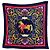 Hermès Foulard Hermes Carre 90 Turkish Horse Blu navy - vista 2