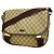 Borsa a tracolla Gucci GG Supreme Marrone