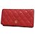 Cartera larga Chanel rosa