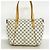 Borsa Tote Louis Vuitton Damier Azur Totally PM Bianco - vista 10