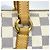 Borsa Tote Louis Vuitton Damier Azur Totally PM Bianco - vista 8