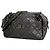 Borsa a tracolla Chanel 2.55 in pelle matelassé nera Nero