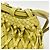 Borsa a tracolla Chanel in pelle verde chiaro - vista 7