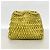 Borsa a tracolla Chanel in pelle verde chiaro - vista 9
