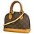 Borsa a mano Louis Vuitton Alma BB Monogram Marrone
