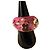 Louis Vuitton Rose Monogram Ring Pink Golden