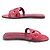 Hermès HERMES ALOHA MULES H182210Z ROSA ECHTLIZARDLEDER 39 LIZARD SHOES Pink - Ansicht 2