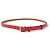 Hermès NEUER HERMES ETRIVIERE GÜRTEL 18MM H064087CK SWIFT LEDER CAPUCINE T95 BELT Rot