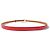 Hermès NEUER HERMES ETRIVIERE GÜRTEL 18MM H064087CK SWIFT LEDER CAPUCINE T95 BELT Rot - Ansicht 3