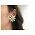 NEU DOLCE & GABBANA DAISY KRISTALLBLUMEN HALSKETTE + OHRRINGE Golden - Ansicht 15