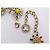 NEU DOLCE & GABBANA DAISY KRISTALLBLUMEN HALSKETTE + OHRRINGE Golden - Ansicht 4
