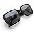 NEUE CHANEL SONNENBRILLE ECKIG 5541 ACETAT SCHWARZ - Ansicht 5