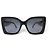 NEUE CHANEL SONNENBRILLE ECKIG 5555 CC LOGO SCHWARZ