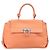 Salvatore Ferragamo Sofia Satchel Leather Medium Arancione