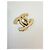 CHANEL fibbia CC turnlock oro swarovski D'oro - vista 4