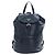 PRADA Backpack Leather Navy Silver - view 13