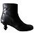 Weekend Max Mara Botines de piel negros