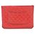 Chanel Clutch in pelle d'agnello New Medium Rosa - vista 3