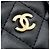 Chanel Borsa crossbody Vanity con catena in pelle di agnello Nero - vista 8