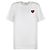 Comme Des Garcons Red Heart Beads Logo T-Shirt Weiß