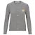 Comme Des Garcons Cardigan mit goldenem Herz-Patch Grau Braun