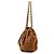 Chanel Borsa a tracolla a fisarmonica con catena in camoscio marrone - vista 2