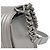 Chanel Bolso de hombro Boy grande plateado Plata - vista 10