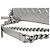 Chanel Bolso de hombro Boy grande plateado Plata - vista 8