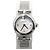 Gucci Reloj de acero quartz para mujer con esfera de diamantes Blanco