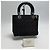 Dior Borsa Tote Small Lady Cannage (Nero con Hardware Argento) - vista 11
