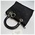 Dior Borsa Tote Small Lady Cannage (Nero con Hardware Argento) - vista 12