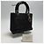 Dior Borsa Tote Small Lady Cannage (Nero con Hardware Argento) - vista 5