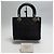 Dior Borsa Tote Small Lady Cannage (Nero con Hardware Argento) - vista 9
