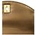 Chanel Borsa a tracolla matelassé con patta e catena oro metallizzato D'oro - vista 10