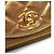 Chanel Borsa a tracolla matelassé con patta e catena oro metallizzato D'oro - vista 9