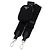 Prada Borsa a spalla e crossbody multi Hobo Re-Edition in Tessuto nero - vista 11