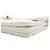 Chanel Borsa a tracolla Medium in pelle d'agnello bianca con patta CC e chiusura girevole, catena dorata Bianco - vista 10