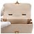 Louis Vuitton mala Nano Madeleine Top Handle Tote e mala tiracolo com corrente dourada em Monogram Empreinte Cream Branco - vista 7