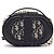 Dior Borsa Camera Oval Oblique CD Signature Blu