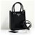 Prada Mini borsa tote spazzolata e borsa a tracolla Nera Nero - vista 4