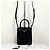Prada Mini borsa tote spazzolata e borsa a tracolla Nera Nero - vista 5